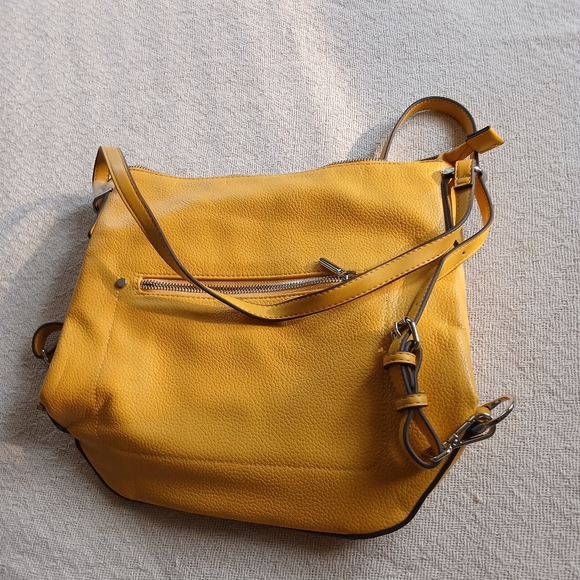 a new day Handbags - a new day ♡ faux leather bucket bag yellow spring easter boho sunshine festival